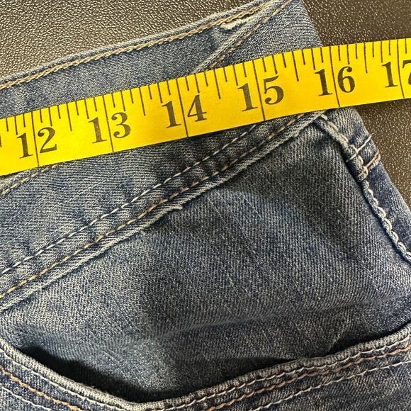 Vintage by Route 66 Slightly Distressed Wide Leg Jeans Size 32x30 - Picture 6 of 9